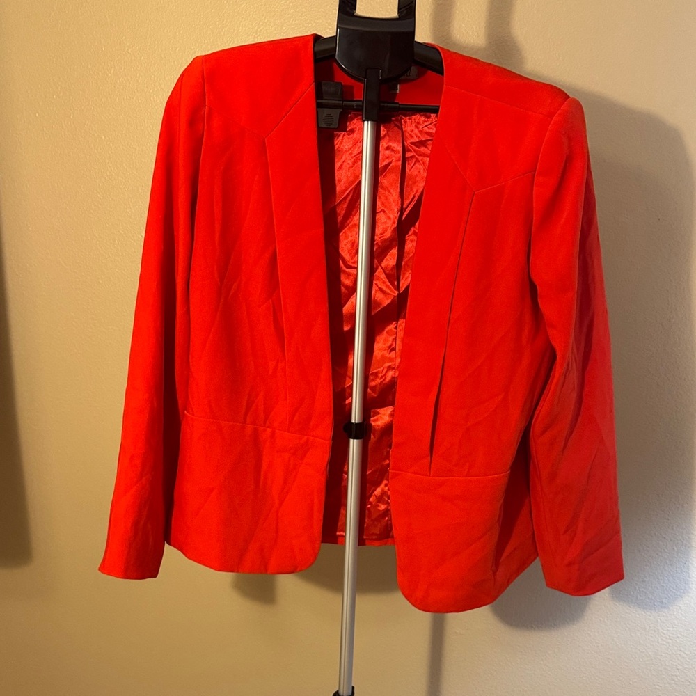 Jennifer Lopez NWOT Women's ORANGE Blazer